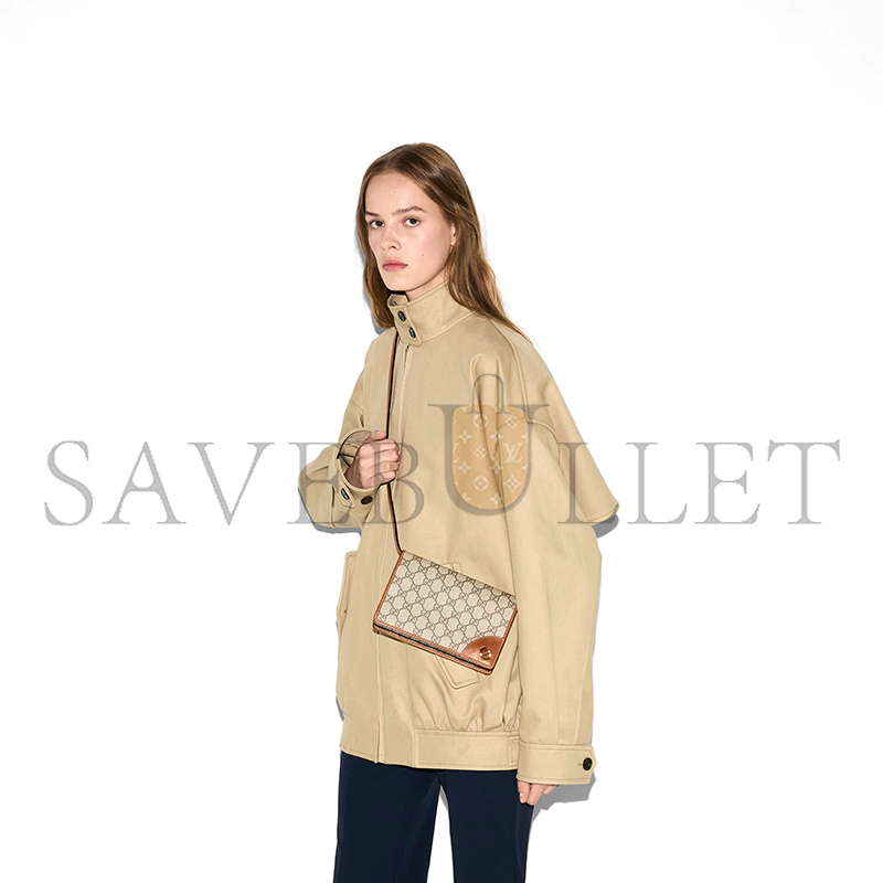 GUCCI GG EMBLEM SUPER MINI SHOULDER BAG 820688 (20*12.5*5cm) GUCCI GG EMBLEM SUPER MINI SHOULDER BAG 820688 (20*12.5*5cm)